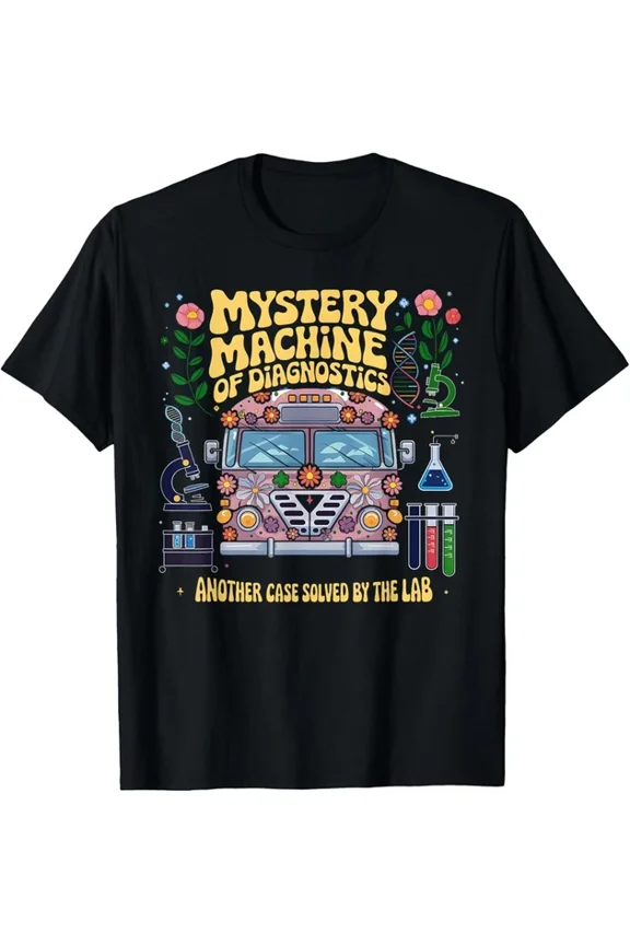 Women Mystery Machine Of Diagnostics Lab Tech Lab Week 2025 T-Shirt Unisex S-5XL Hot Trending Shirt, Vintage Birthday Gift