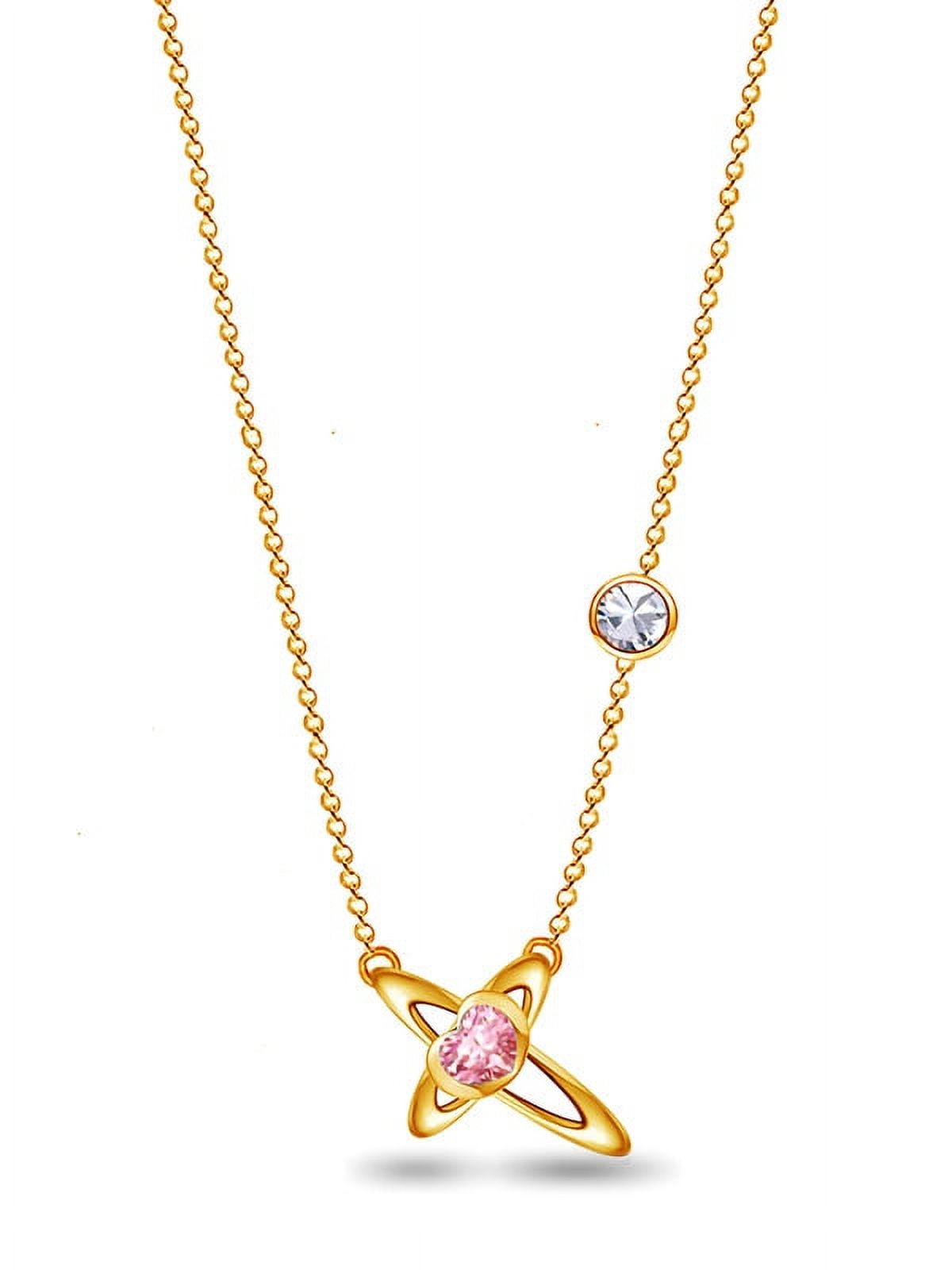 Louis Vuitton Monogram Idylle Necklace - Pink, 18K Yellow Gold