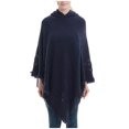 thumbnail image 1 of Women New Autumn And Winter Solid Color Hedging Knitted Shawl Cloak With Hood Coat, 1 of 3