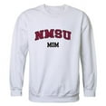 thumbnail image 1 of Women New Mexico State Aggies Mom Crewneck Fleece, White - Large, 1 of 1