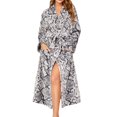 Women Nightgown Warm Flannel Warm Vest for Women Winter with Hood