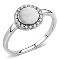 thumbnail image 1 of Women No Plating Stainless Steel Ring with AAA Grade CZ in Clear - Size 9, 1 of 1