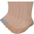 thumbnail image 1 of Women No Show Liner 6 Pairs Non Slip Socks Invisible Low Cut For Flats Flats Beige/Grey S/M Debra Weitzer, 1 of 3