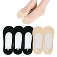 thumbnail image 1 of Women No Show Socks Low Cut Liner Non Slip Invisible Hidden Socks Cool Comfort Breathable (5 Pairs, Size 5-8), 1 of 9