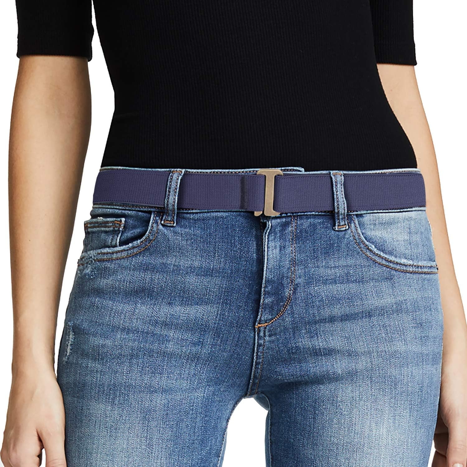 Women-No-Show-Stretch-Belt-  display picture 1