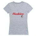 thumbnail image 1 of Women Northeastern Huskies Script T-Shirt, Heather Grey - 2XL, 1 of 1
