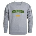 thumbnail image 1 of Women Northern Michigan Wildcats Mom Crewneck Fleece, Heather Grey - Large, 1 of 1