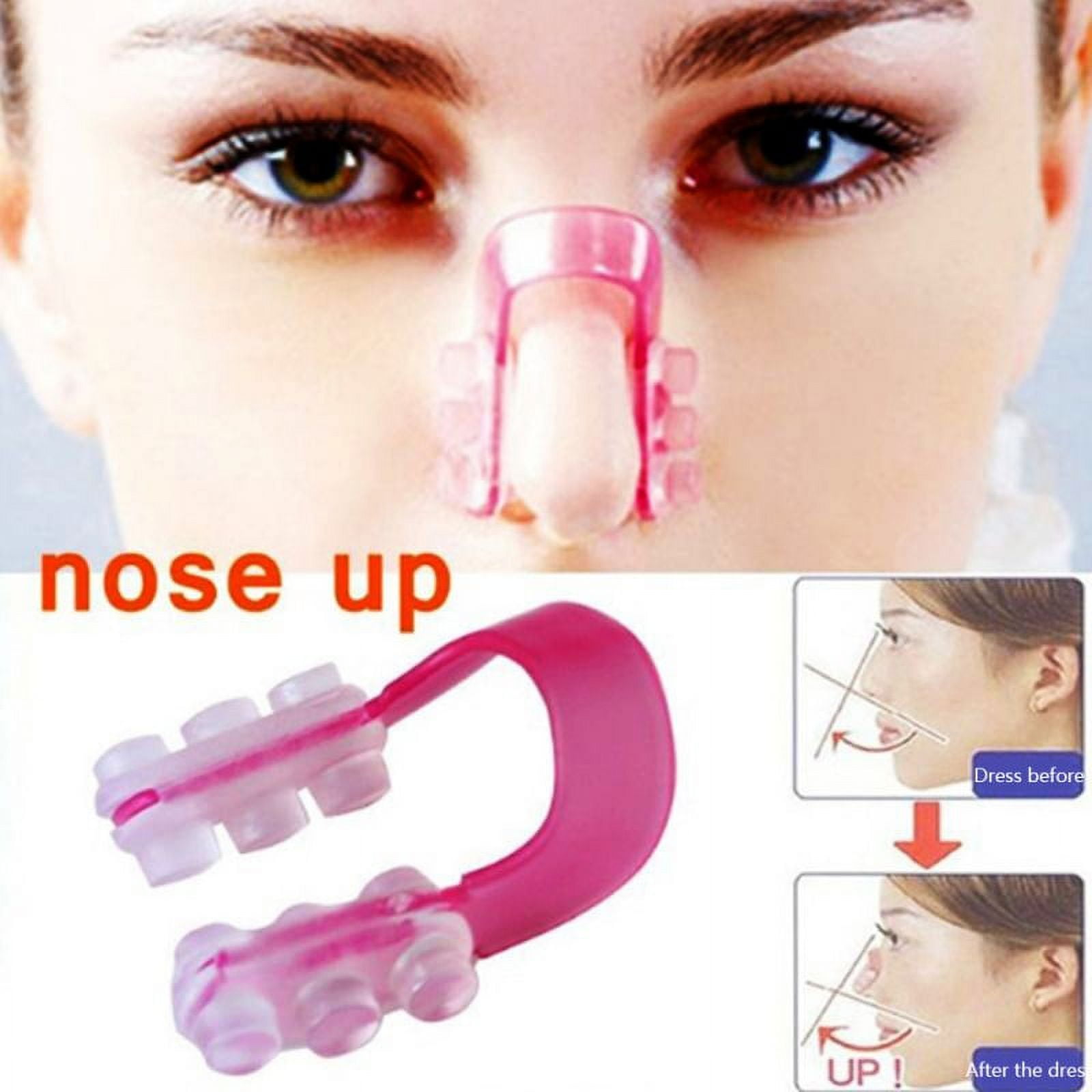 minkissy 3pcs Nose Clip Tools Nose Slimming Shaper Nose Slimmer Nose Lifter  Nose Shrinker Nose Shaper Nose Bridge Clip Nose Lifting up Clip Stainless