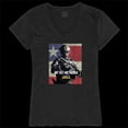 thumbnail image 1 of Women Not Just Any Graphic Short Sleeve V-Neck T-Shirt, Black - 2X, 1 of 1