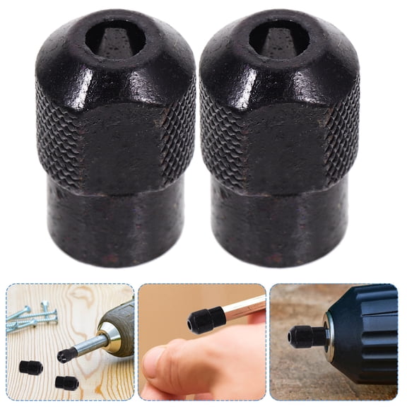 HONMEET Durable Electric Wrench Nuts M8x0.75 Black Zinc Alloy for Assemble Use 5Pcs