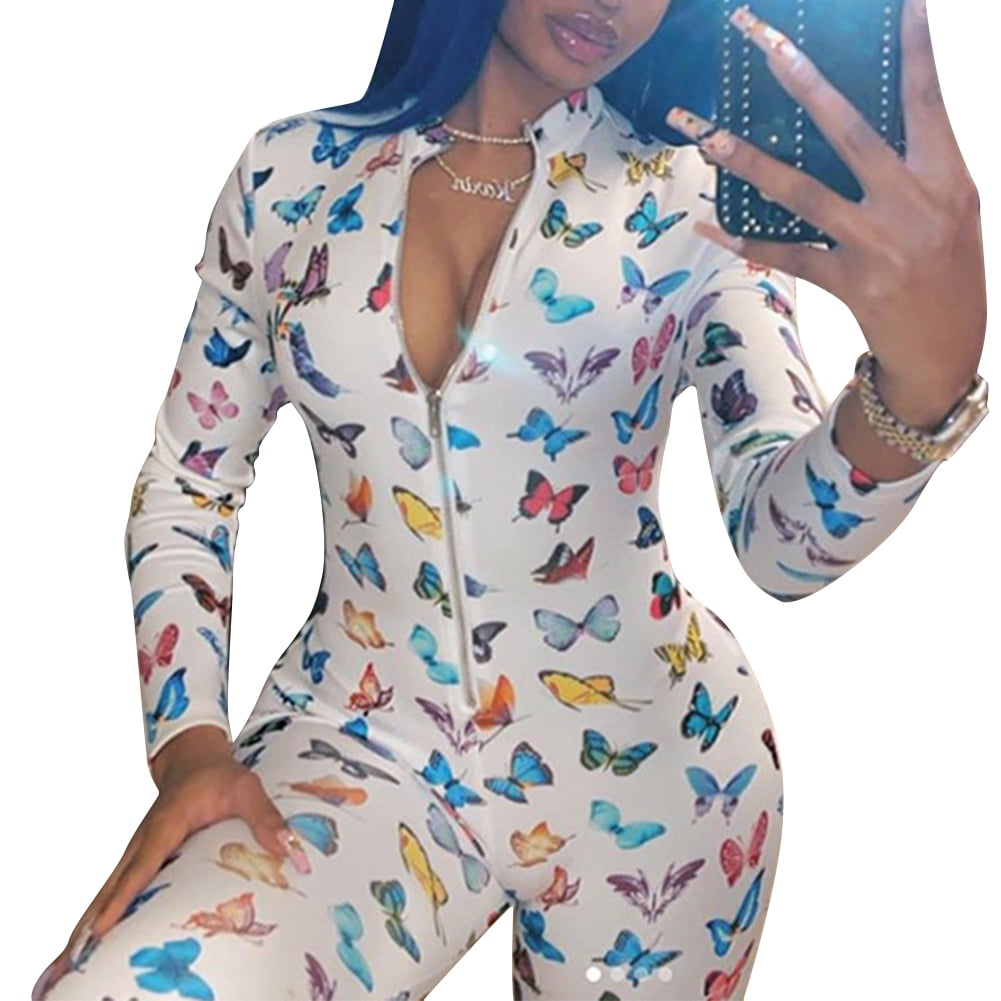 Sexy Lace-up Contrast Color Body-shaping One-piece Pajamas