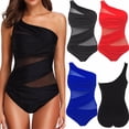 thumbnail image 1 of Women One Piece Swimsuit Swimwear Plus Size Padded Monokini Bikini Bathing Beach, 1 of 4