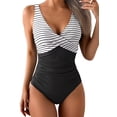 thumbnail image 1 of MLDRA Women One Piece Swimsuits Bathing Suit Tummy Control Lady Slimming Swimwear, 1 of 8