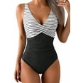 thumbnail image 1 of MLDRA Women Bathing Suit Swimsuit Tummy Control One Piece Slimming Swimwear, 1 of 8