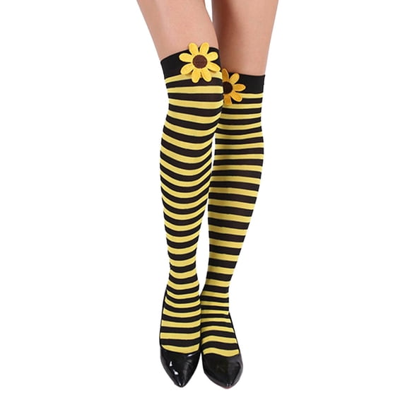 Women Opaque Extra Long Thigh High Socks Over the Knee Boot Stockings Soft Elastic Tall Knee Tube Socks Stylish for Daily Wear Lolita Cosplay Winter Christmas Holiday Gifts