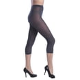 thumbnail image 1 of Women Opaque Footless Capri Tights, Charcoal - Queen Size - Case of 120, 1 of 1