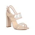 thumbnail image 1 of Women Open Toe Clear PVC Slingback Chunky Heel 18413, 1 of 6