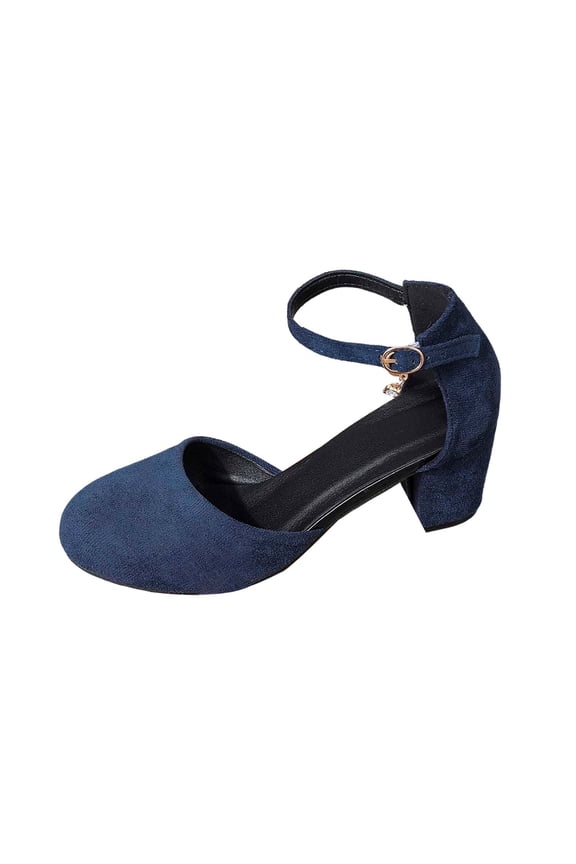 Women Open Toe Flock Wedge Sandals Solid Color Adjustable Strap Indoor Outdoor Casual Footwear