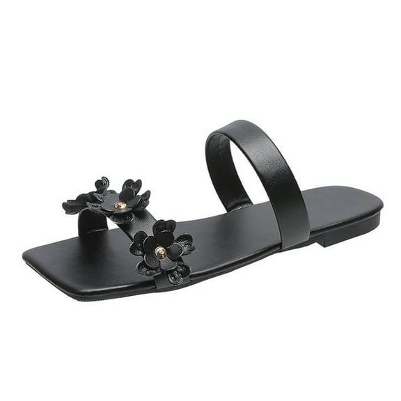Women Open Toe Slippers Shoes Comfy Sandals Casual Comfortable Beach Sandals