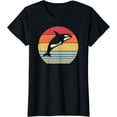 thumbnail image 1 of Women Orca Shirt Retro Style Short Sleeve Casual T-Shirt, 1 of 3