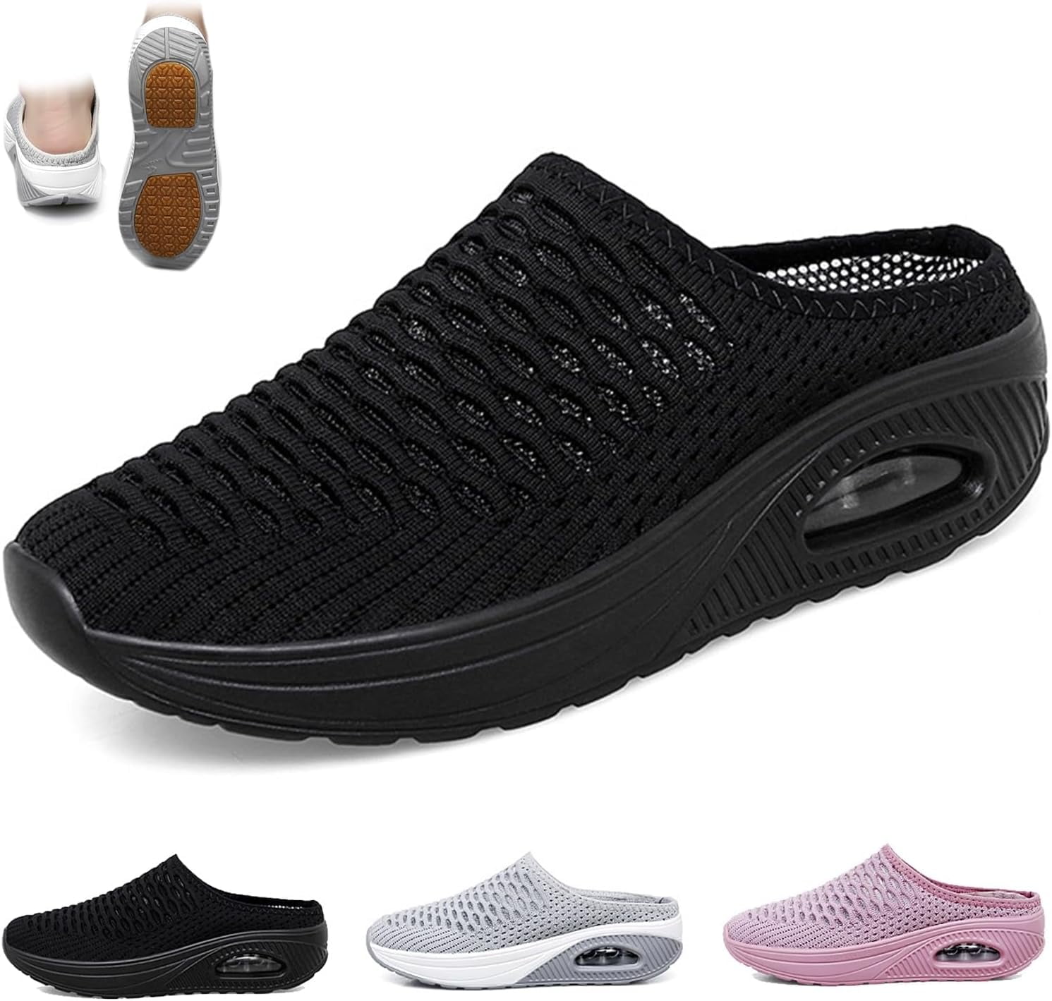 Women Orthopedic Slippers, Women's Woven Orthopedic Breathable Soft ...