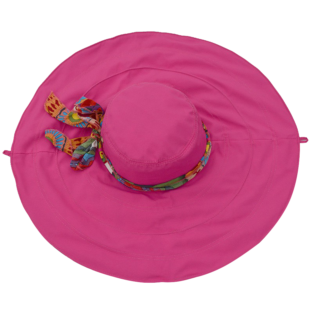 Women Outdoor Foldable Hat Sun Hat Floppy Wide Brimmed Bucket Hat Beach