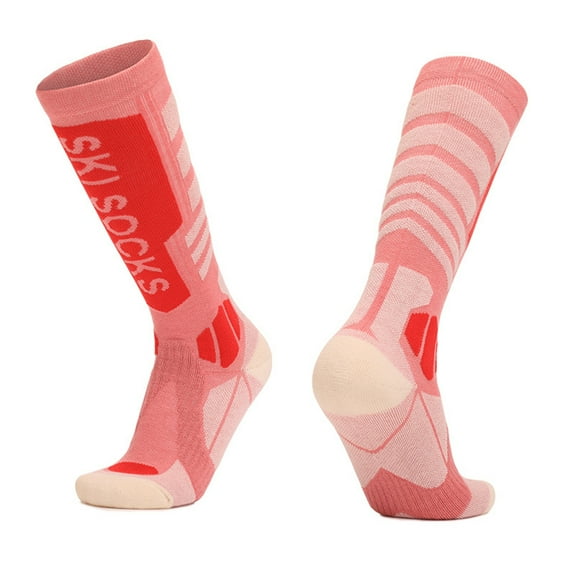 Women Outdoor Ski Socks Merino Wool Cold Weather Socks Thermal Knee High Socks