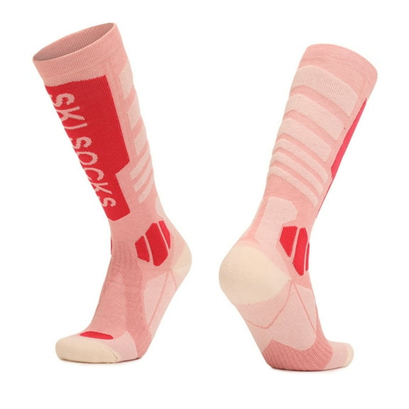 Women Outdoor Ski Socks Merino Wool Cold Weather Socks Thermal Knee High Socks