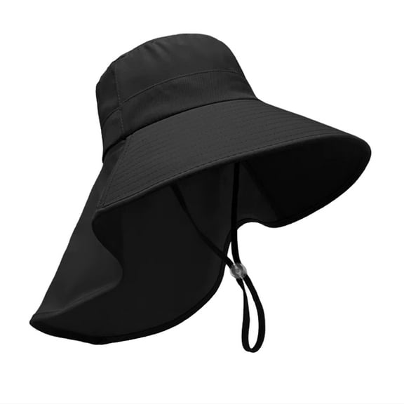 Women Outdoor Sun Hat Outdoor Large Shawl Fishing Hat with Neck Cover