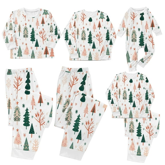 Women Outfits Under 5 Dollars Family Christmas Pajamas Matching Sets Plus Size Christmas Pajama Set Family Pajamas Green 2 Piece Sets for Women Fall