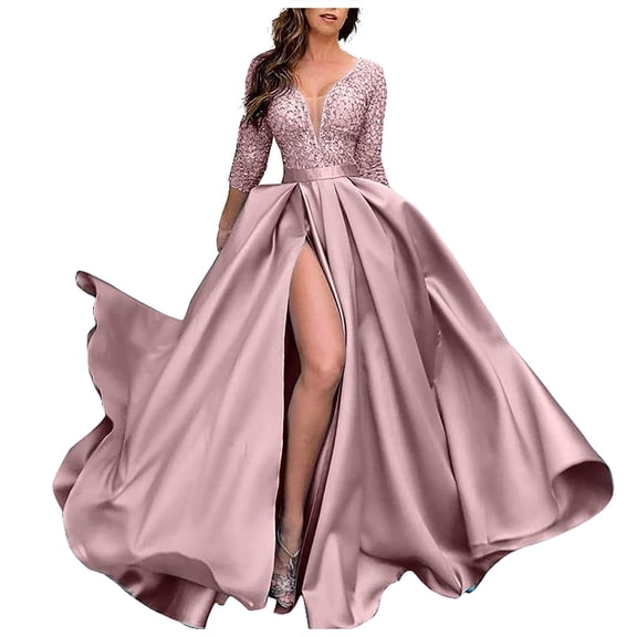 Women Outwear Fashion Printing Maxi Dress Elegant Outfits Maxi Dress for Ladies Standard Size Women's Fashion Evening Sweet Party Dresses for Woman Ropas Mujeres Liquidacion Envio Gratis