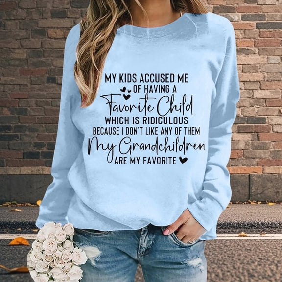 Women Oversize Long Sleeve Crewneck Sweatshirts Letter Printed Lightweight Loose Sweatshirts Blouse Top Athlete Wear Women Sweatshirt Hoodies Women All Womens Pants Suit Cute Long Shirt Comfy Womens