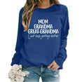 thumbnail image 1 of Women Oversize Sweatshirts Long Sleeve Crewneck Letter Printed Lightweight Loose Blouse Top Casual Comfortable Pullover, 1 of 2