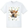 thumbnail image 1 of Women Oversize T-Shirt-cow Summer Casual Short Sleeve Loose Tee Tops, 1 of 5