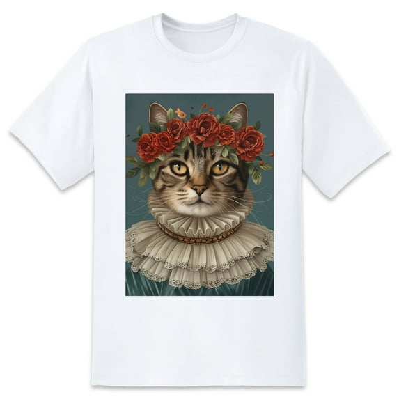 Women Oversize T-ShirtCat Summer Casual Short Sleeve Loose Tee Tops