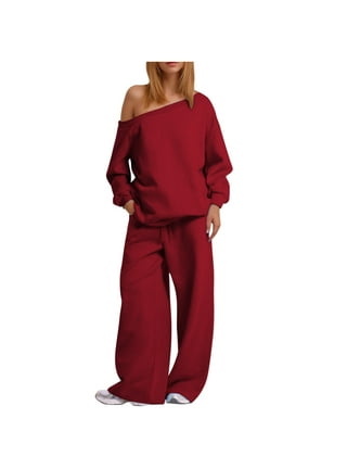 Off The Shoulder Sweat Suit
