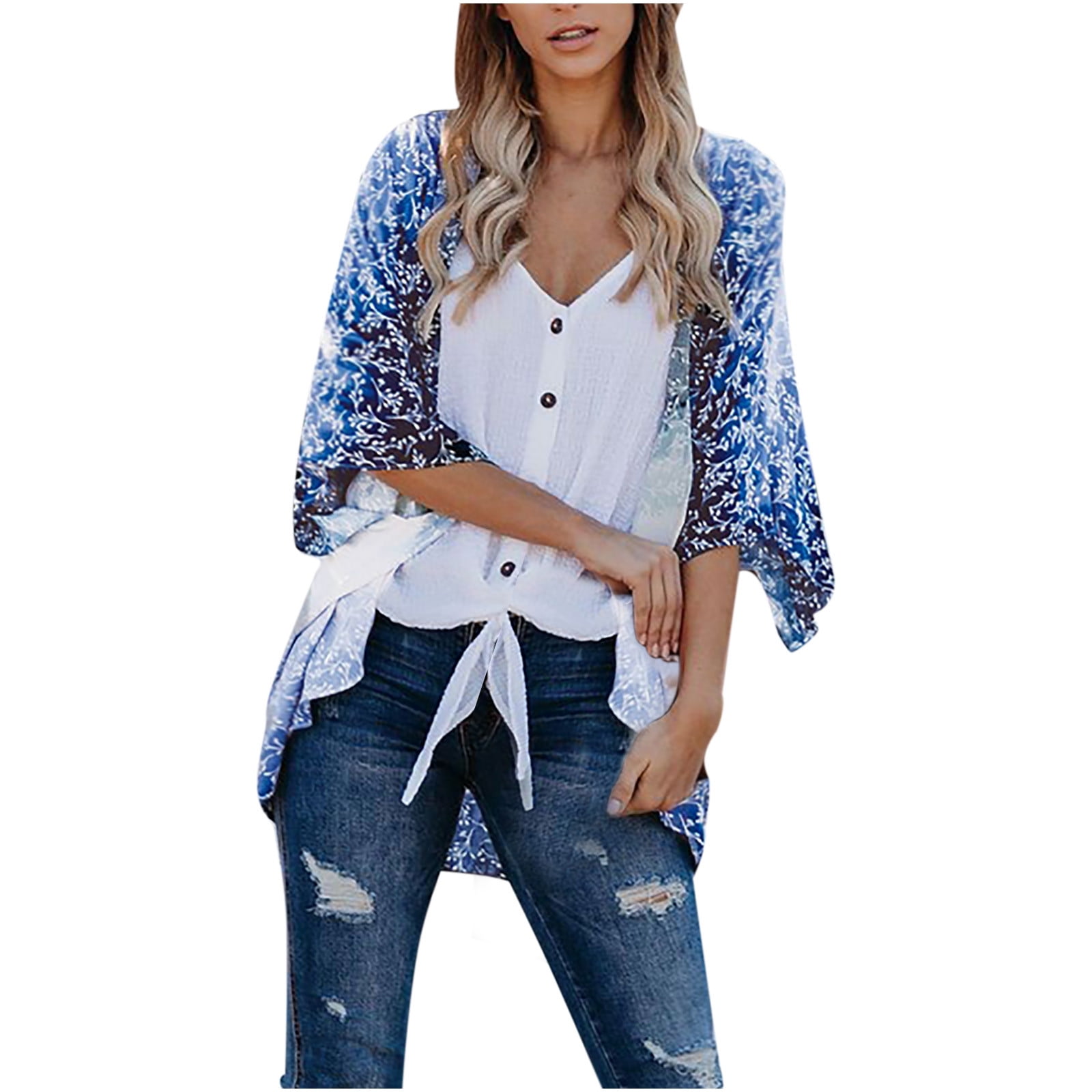 Monogrammed Oversized Denim Shirt