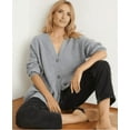 thumbnail image 1 of Women Oversized Cardigan Sweater Fall Outfits Cloth Fashion V Neck Loose Soft Knit Button Front Casual Trendy Tops Outwear, 1 of 8