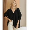 thumbnail image 1 of Women Oversized Cardigan Sweater Fall Outfits Cloth Fashion V Neck Loose Soft Knit Button Front Casual Trendy Tops Outwear, 1 of 7