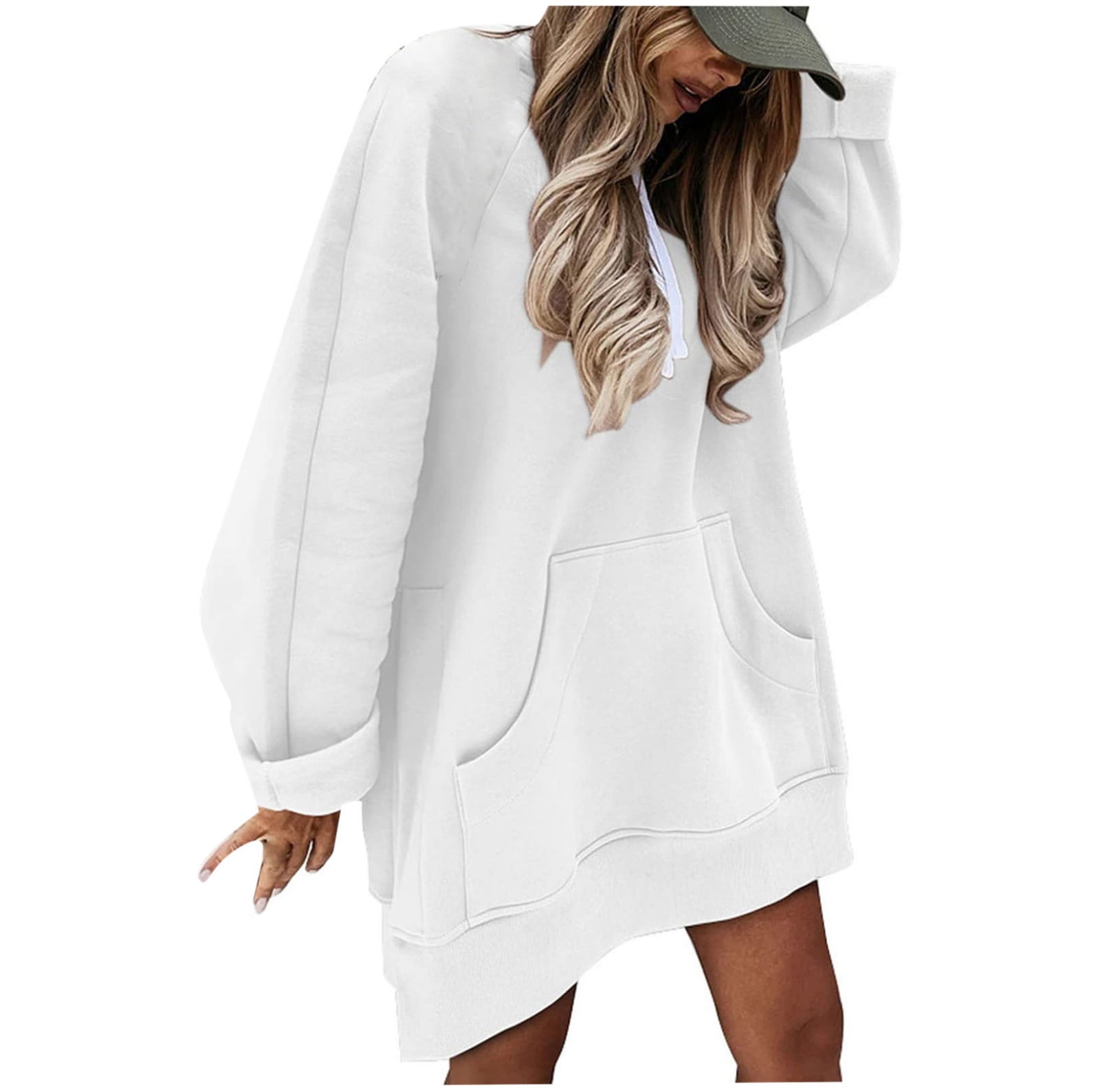 Oversized hoodie with side splits sale