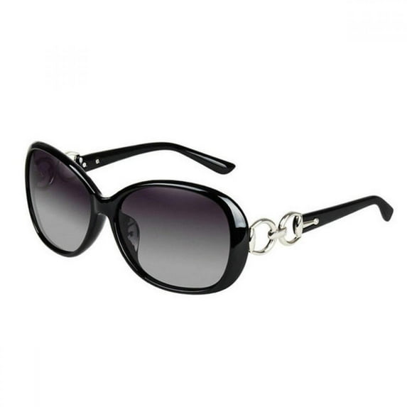 Women Oversized Round Frame Sunglasses Multiple Tinted Glitter Designer Inspired Stylish Shades
