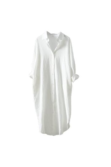 Oversized Shirt Dress