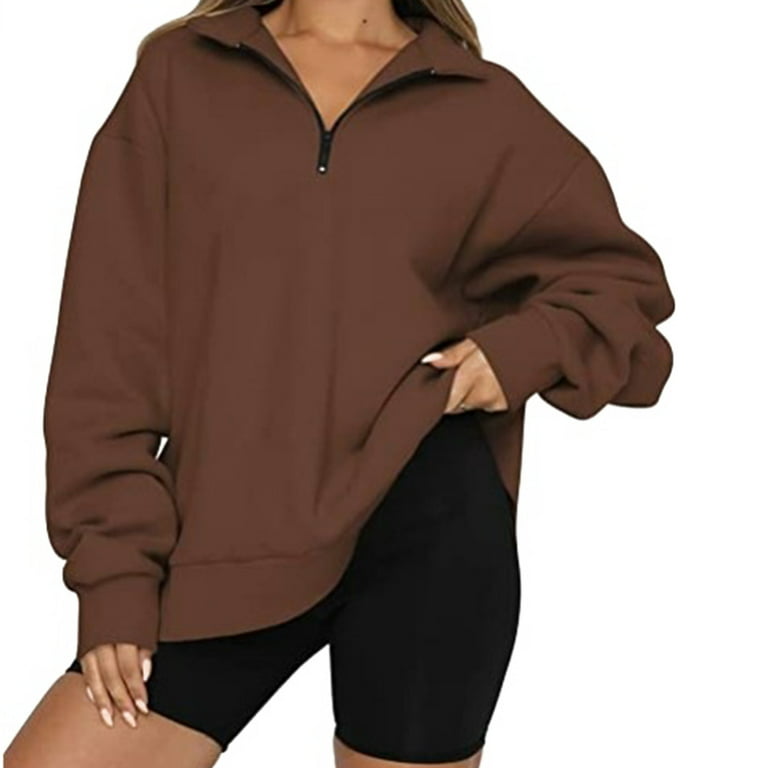 Printed Sweatshirt - Dark brown/The Valley - Ladies