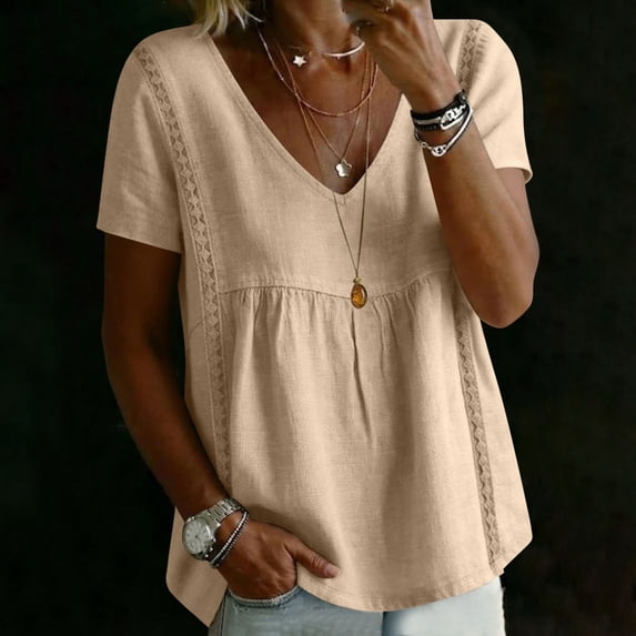 Women Oversized T Shirts Short Sleeve Summer Casual Loose Tops Basic Tee Trendy Boluse