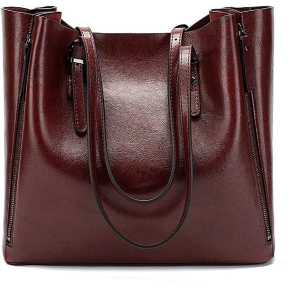 Women PU Leather Handbag Shoulder Bags Work Tote Bag Top Handle Bag Ladies Designer Purses Satchel