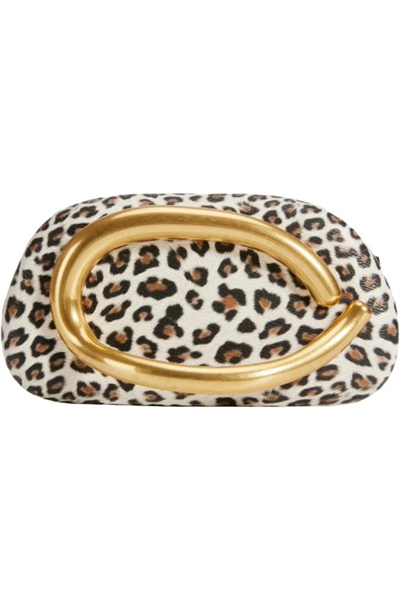 Women PU Leather Metal Handle Handbag Trendy Commuting Compact Stone Purse Hand-held Causal Clutch Bag