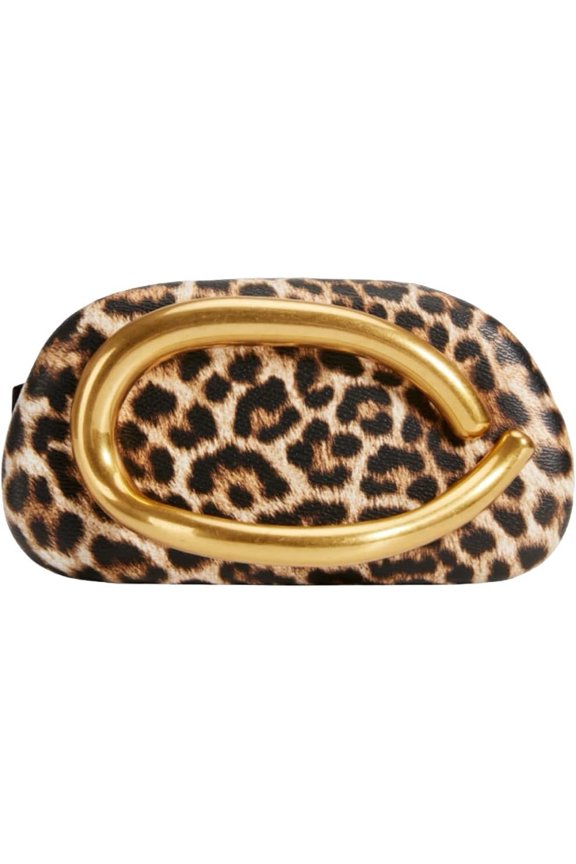 Women PU Leather Metal Handle Handbag Trendy Commuting Compact Stone Purse Hand-held Causal Clutch Bag