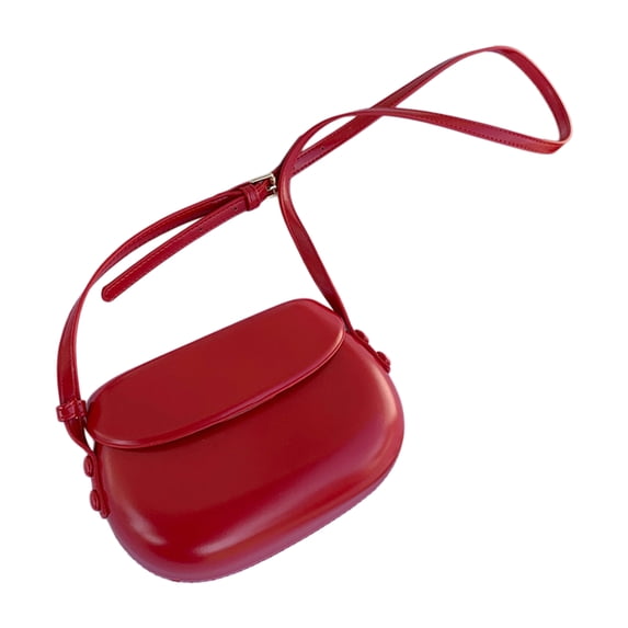 Women PU Leather Shoulder Bag Korean Crossbody Bag Fashion Messenger Bag Saddle Bag Shopping Dating Bag Coin Purse
