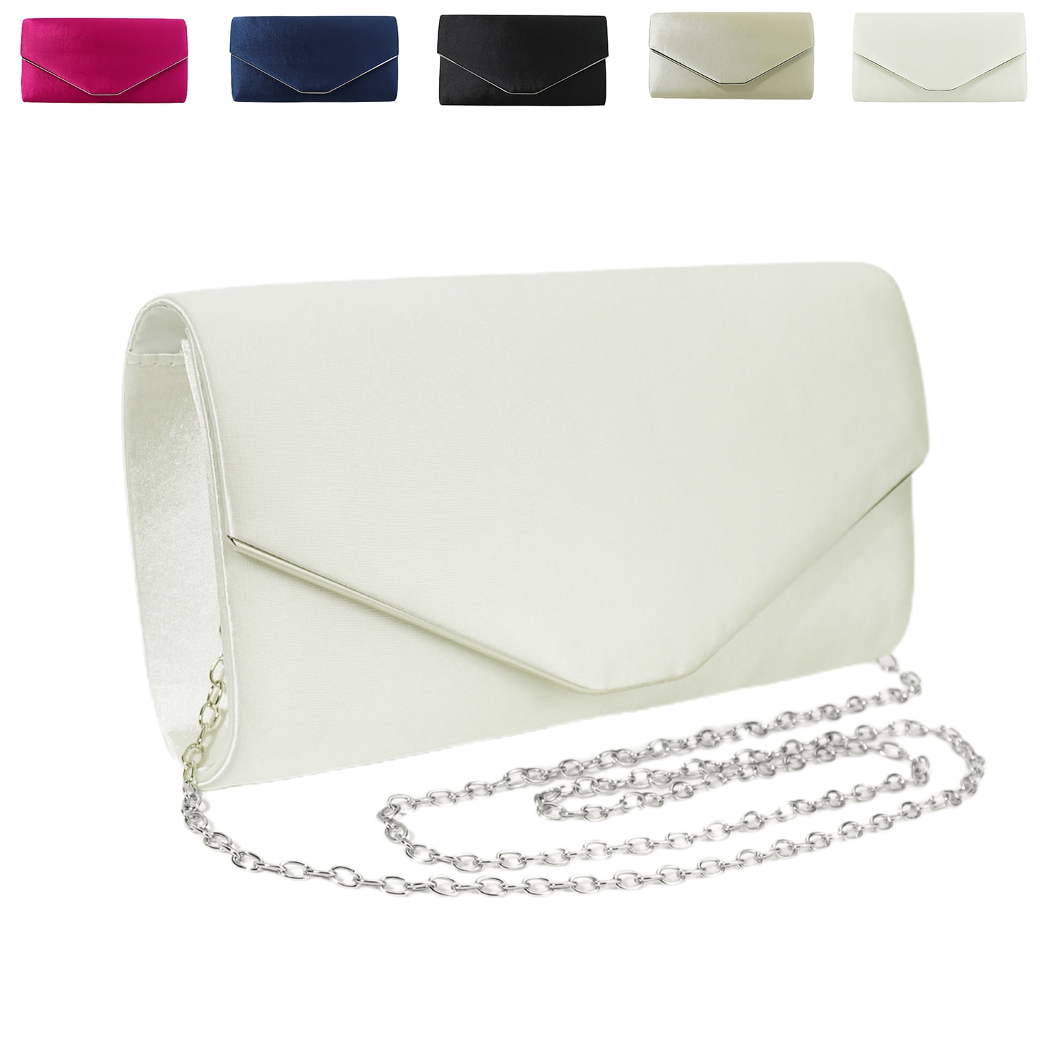White prom clutch sale