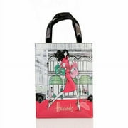 TIANTUTUTEC Women PVC Waterproof Shopping Storage Harrods London Shoulder Bag Handbags HOT